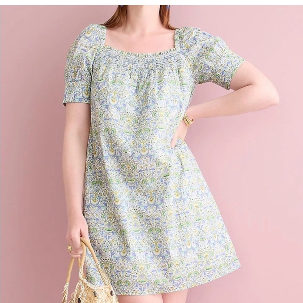 J. Crew x Liberty Floral Print afternoon mini Dress